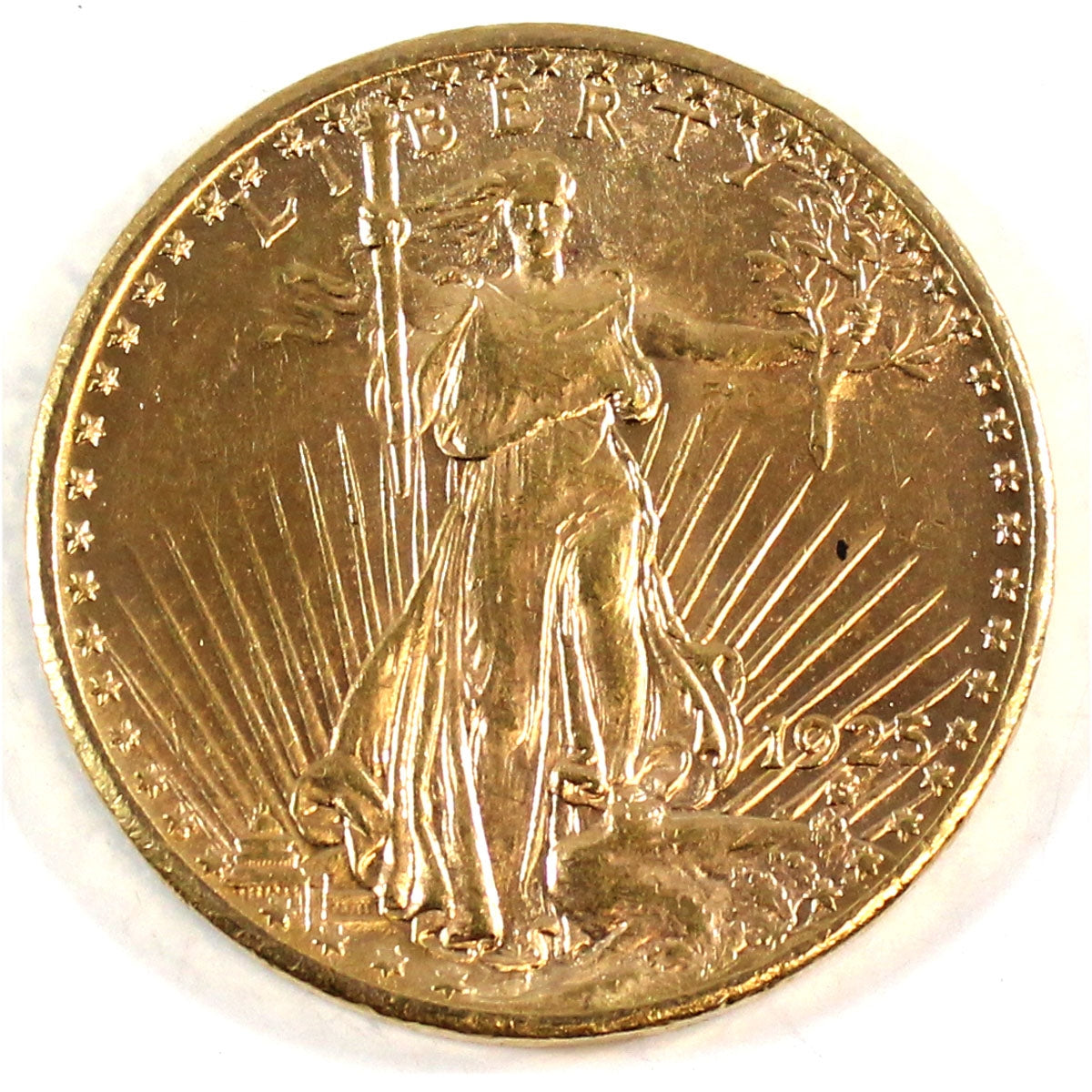 1925 USA $20.00 Gold Uncirculated (MS60) $