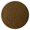 1866 USA 2 Cents About Good (AG3)