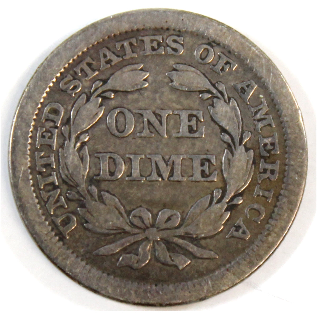 1853 Arrows USA Dime Very Good (VG-8)