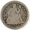 1854 USA Dime Good (G-4)