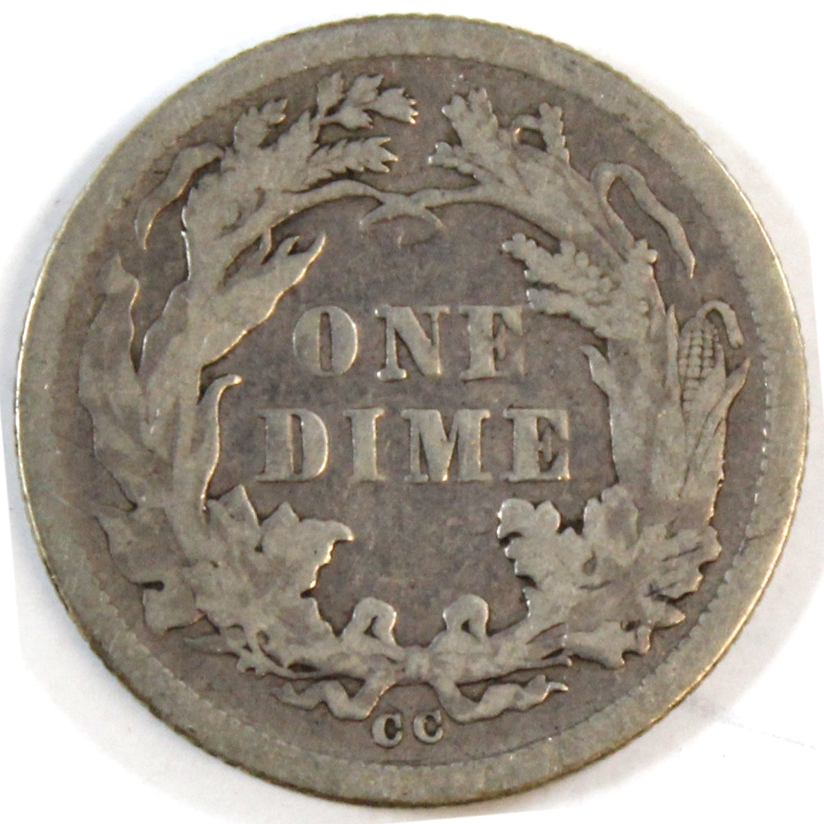 1876 CC USA Dime VG-F (VG-10)