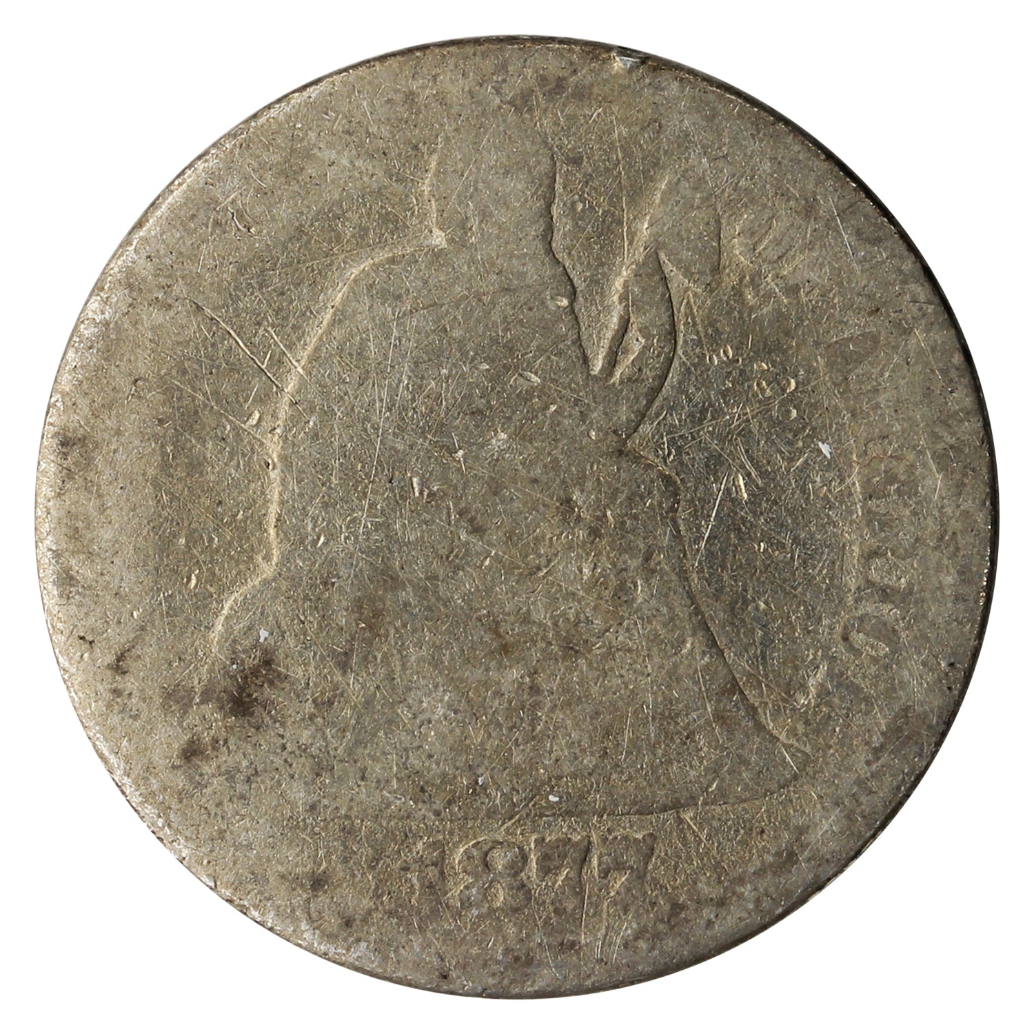 1877 USA Dime Filler – Colonial Acres Coins