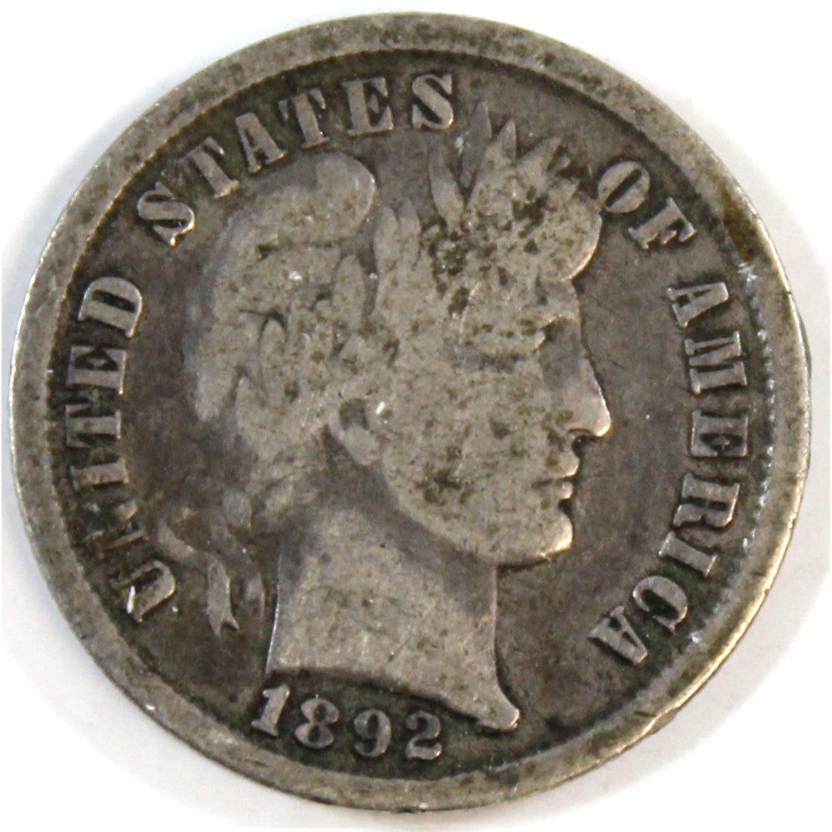 1892 USA Dime Very Good (VG8)