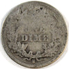 1898 S USA Dime About Good (AG3)