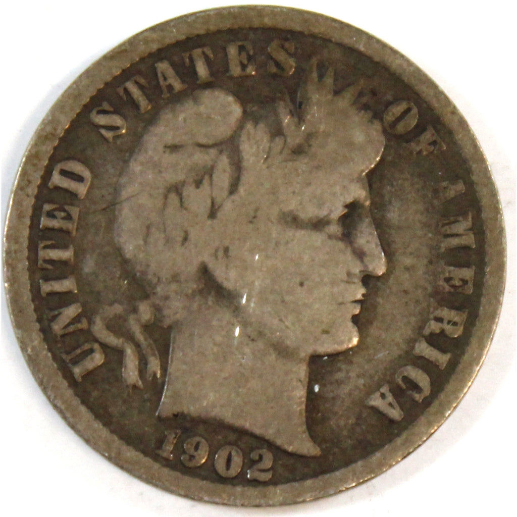 1902 USA Dime G-VG (G6)