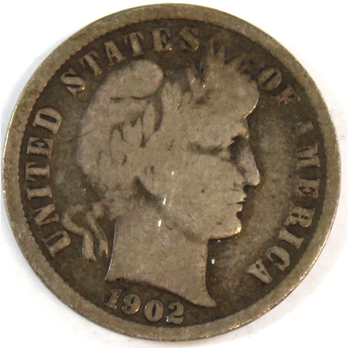 1902 USA Dime G-VG (G6)