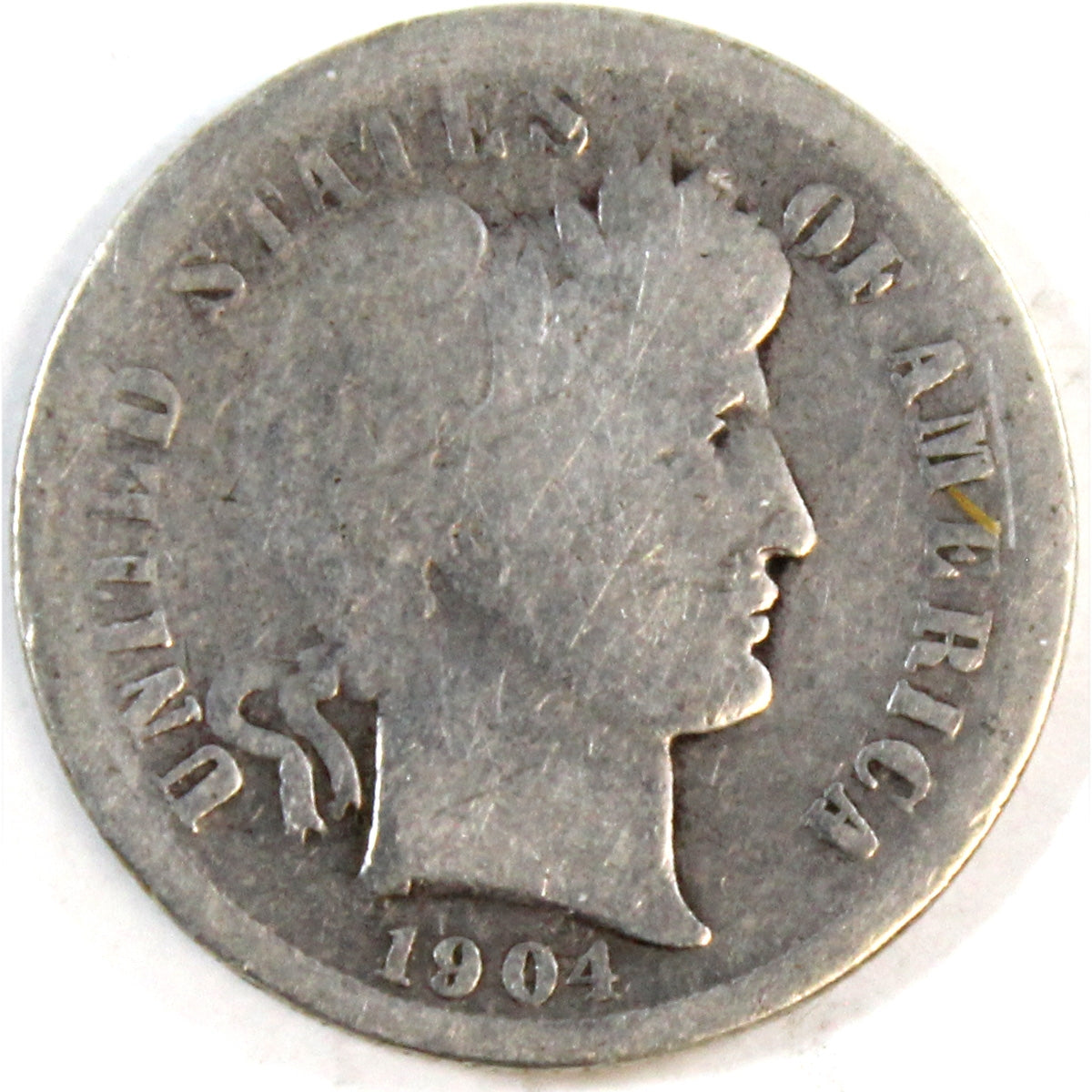 1904 S USA Dime About Good (AG3)