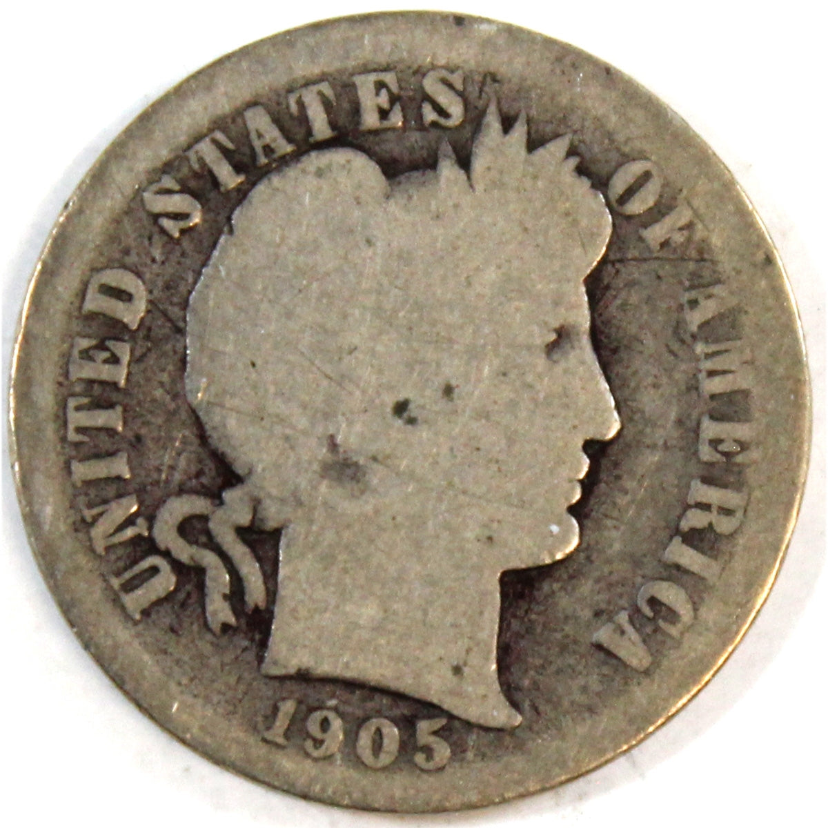 1905 USA Dime About Good (AG3)