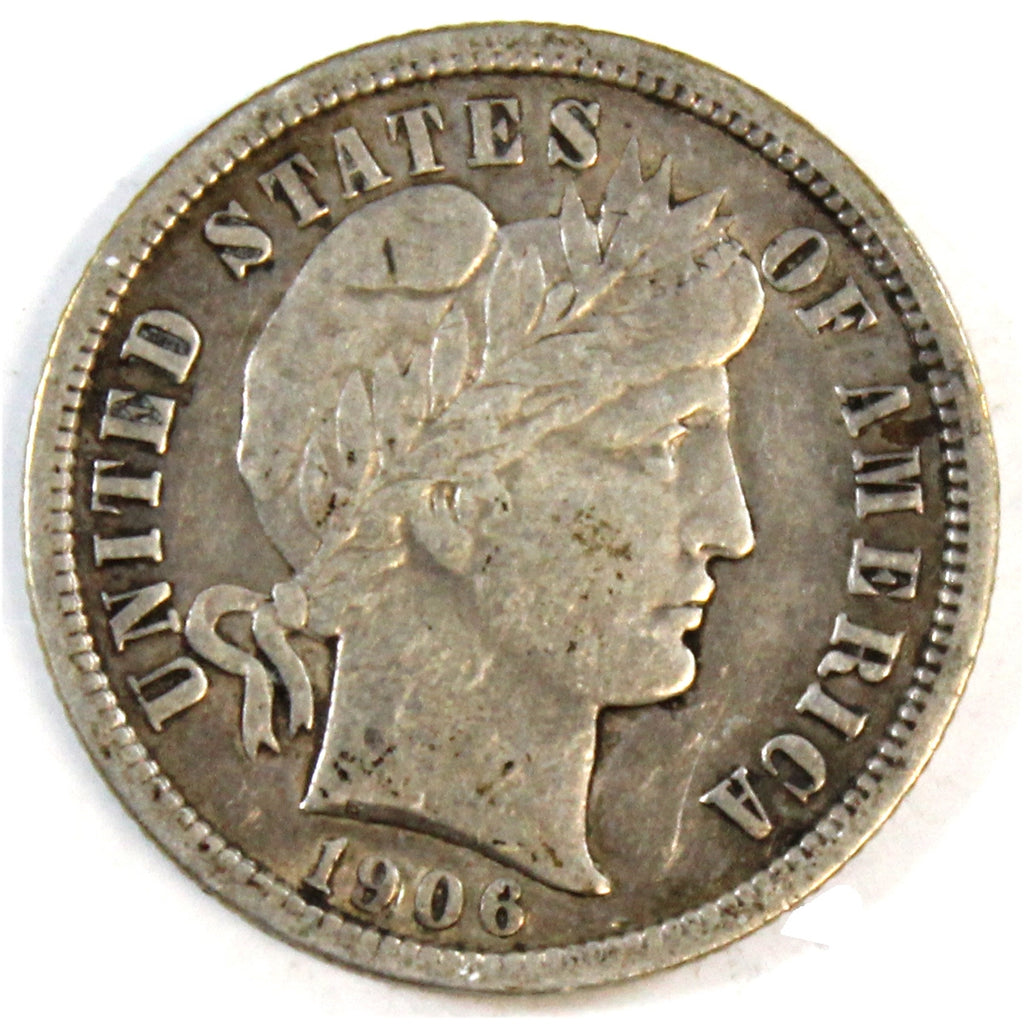 1906 USA Dime F-VF (F15)