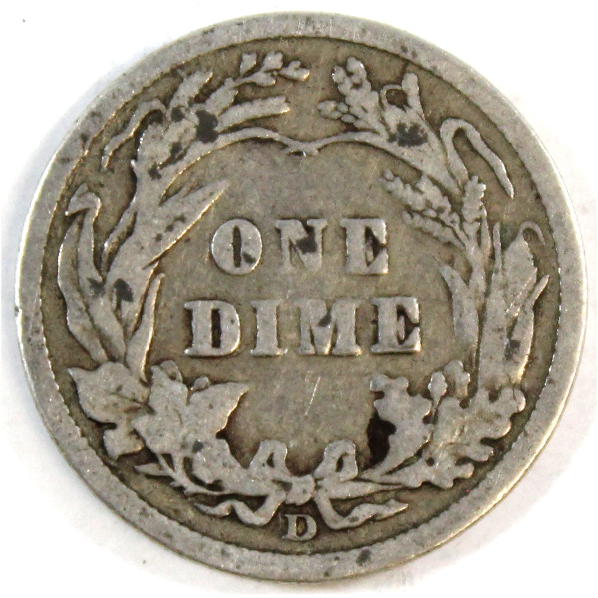 1910 D USA Dime G-VG (G6)