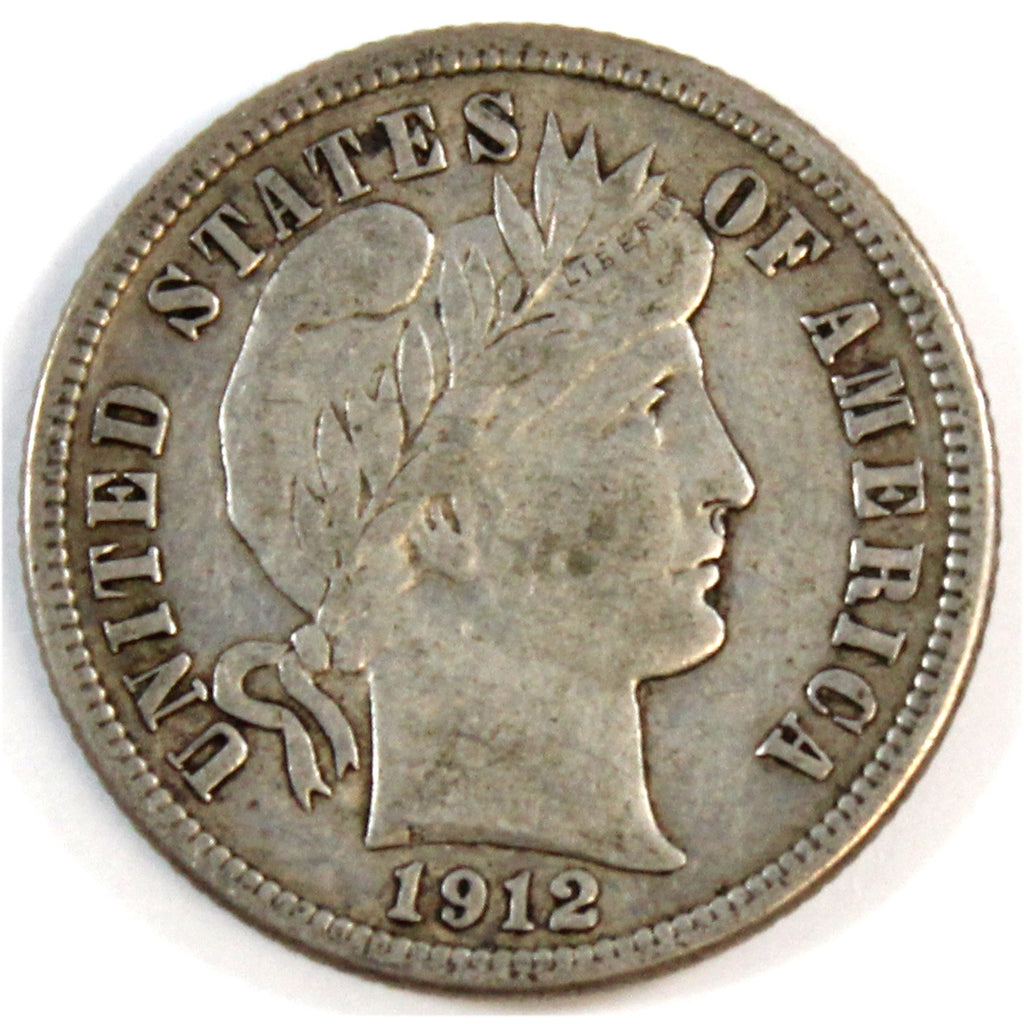 1912 D USA Dime Very Fine (VF20)