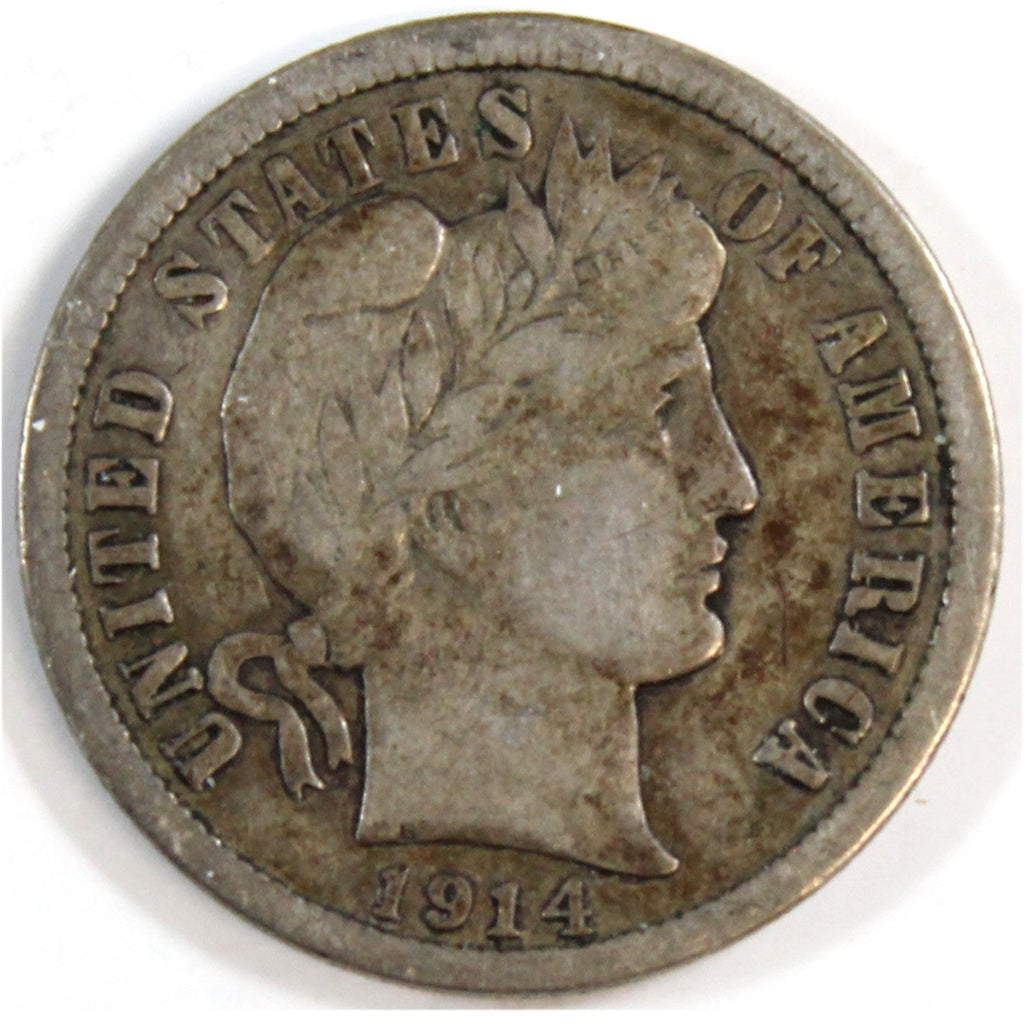 1914 USA Dime Fine (F12)