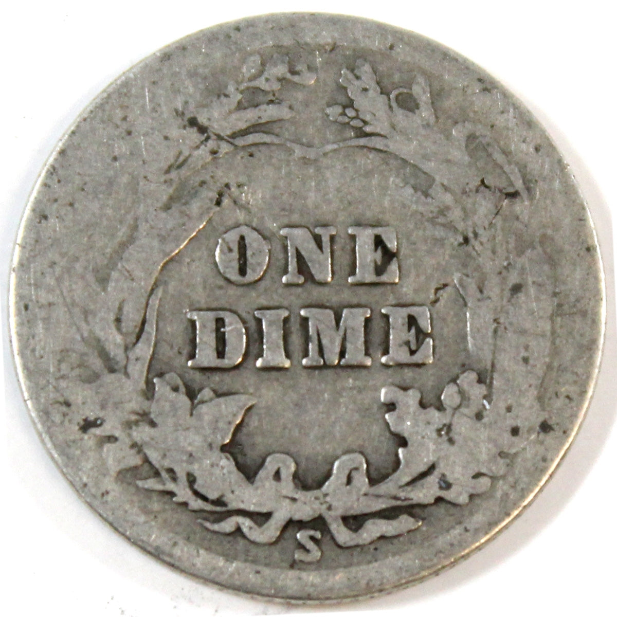 1914 S USA Dime About Good (AG3)