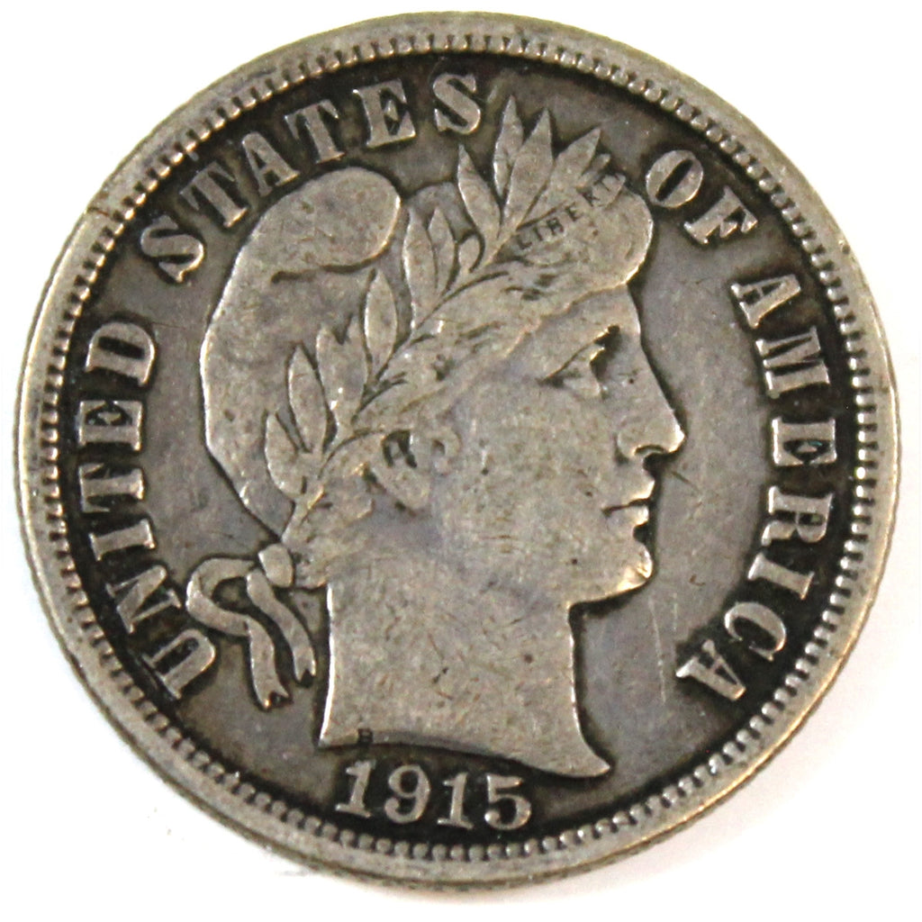 1915 USA Dime F-VF (F15)