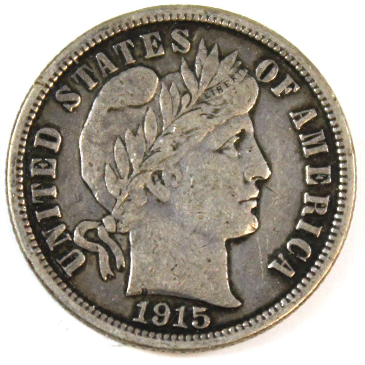 1915 USA Dime F-VF (F15)