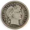 1916 Barber USA Dime VG-F (VG10)