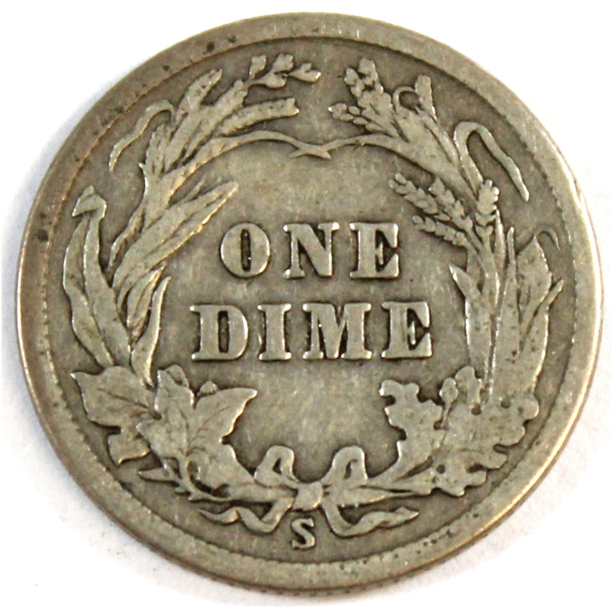 1916 S Barber USA Dime VG-F (VG10)