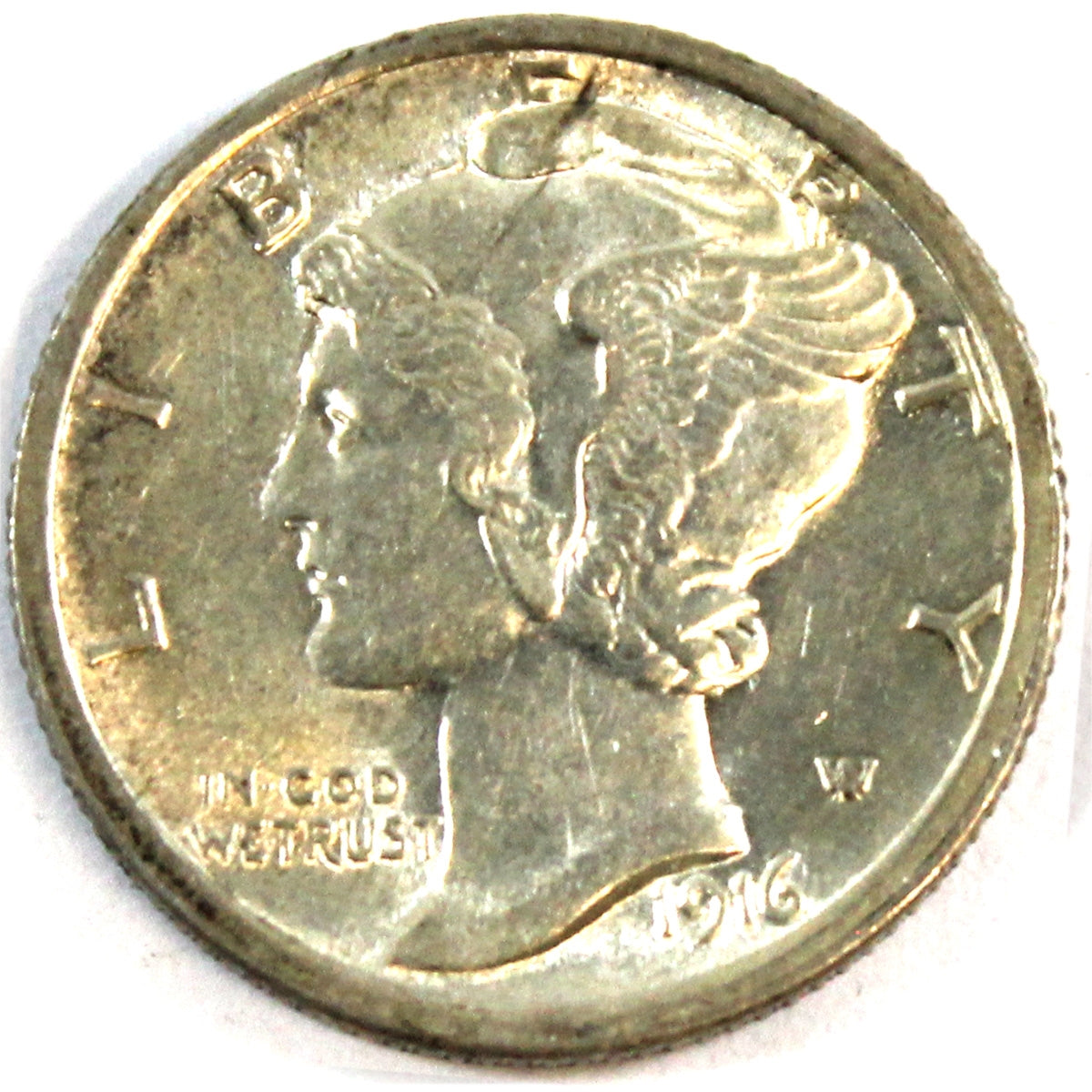 1916 Mercury USA Dime UNC+ (MS62)