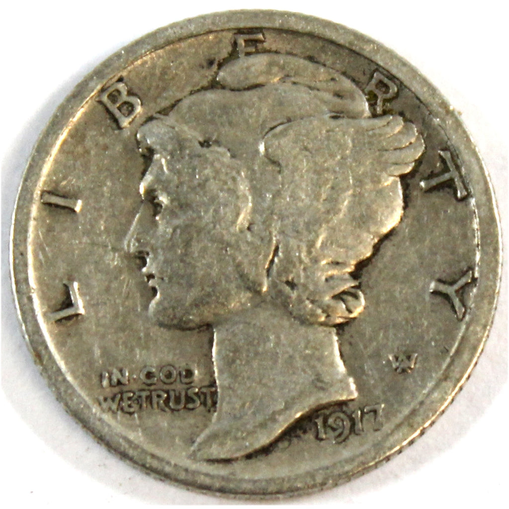 1917 USA Dime VF-EF (VF30)