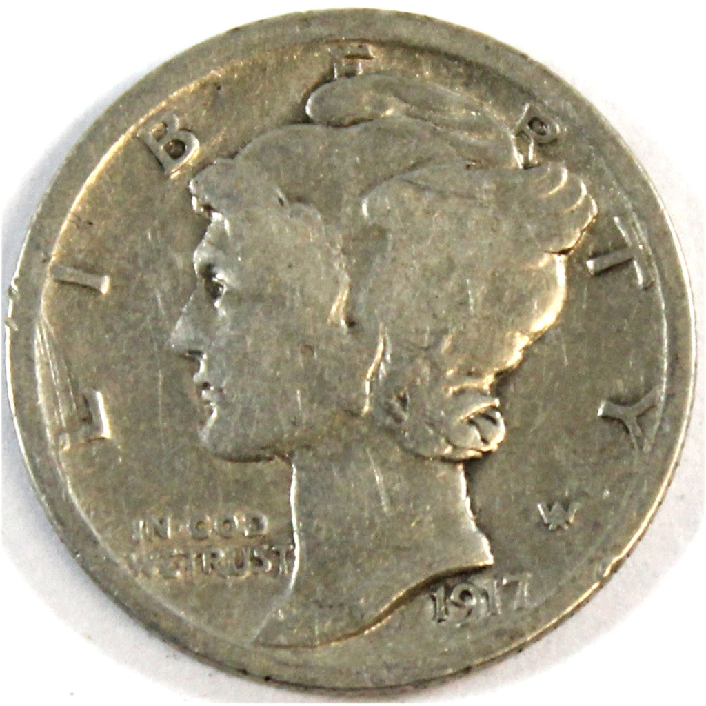 1917 USA Dime VG-F (VG10)