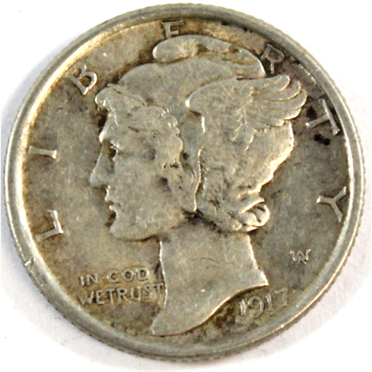 1917 D USA Dime Extra Fine (EF40) $