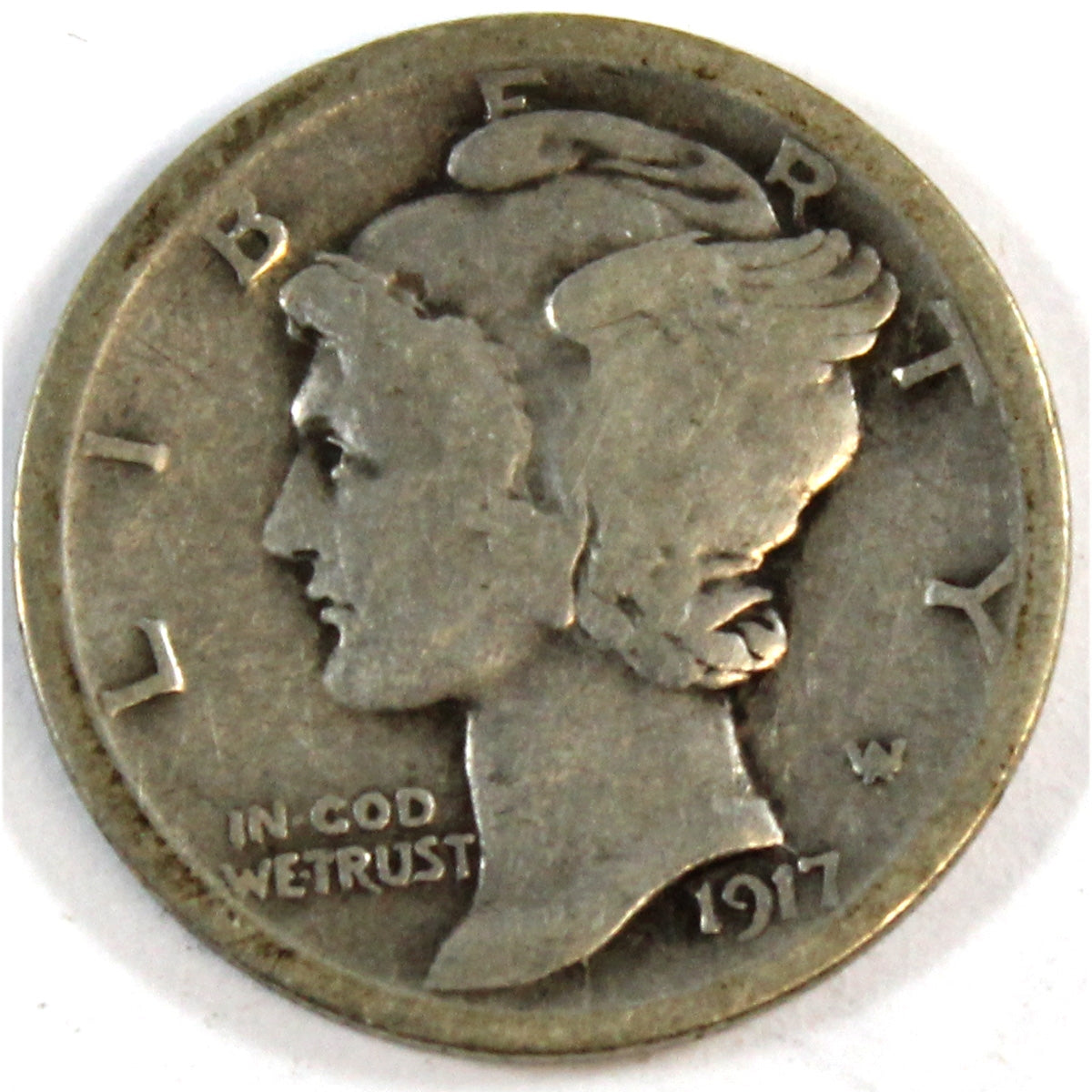 1917 D USA Dime G-VG (G6)