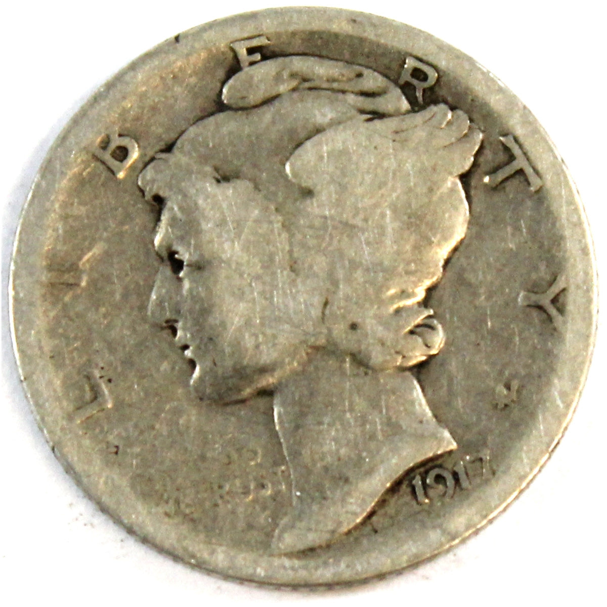 1917 D USA Dime Good (G4)