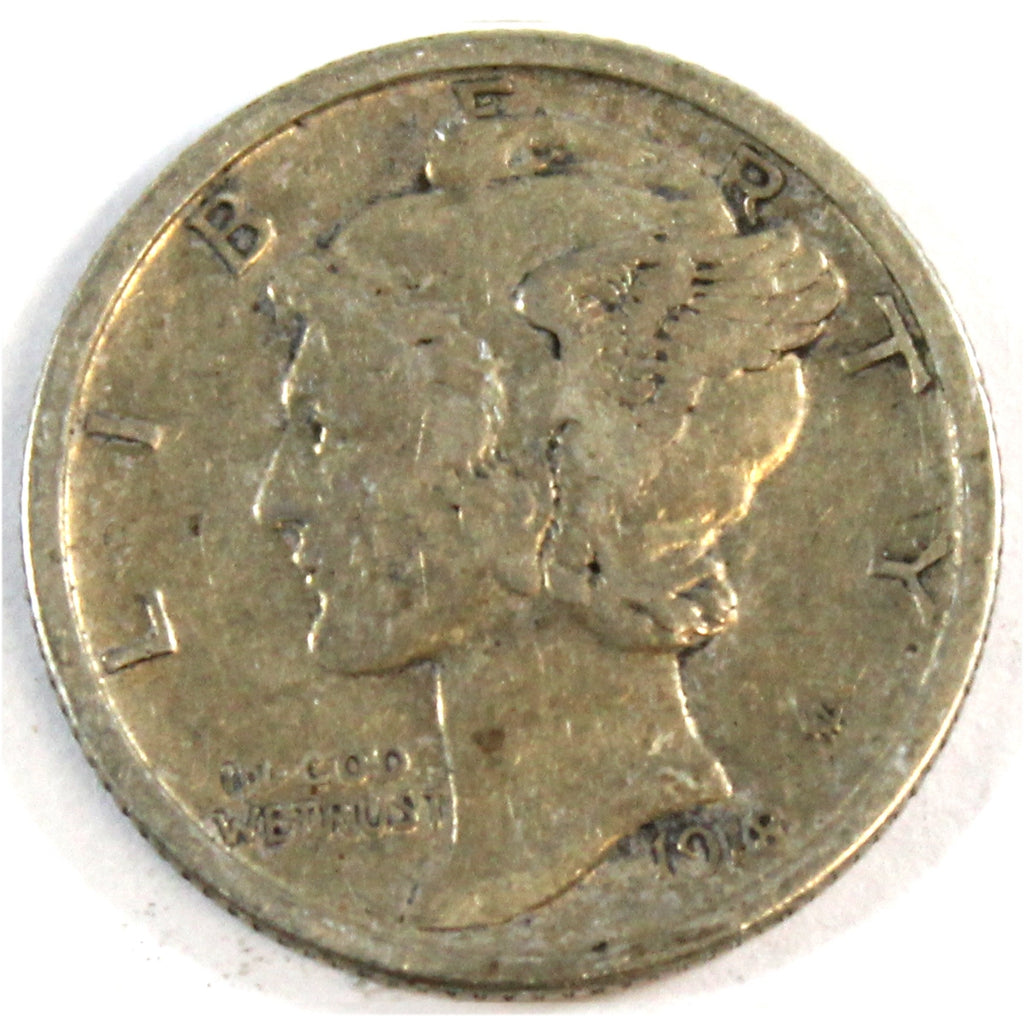 1918 USA Dime VF-EF (VF30)