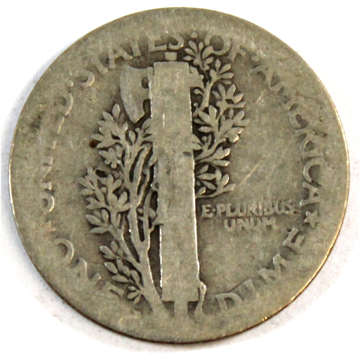 1919 D USA Dime Circulated
