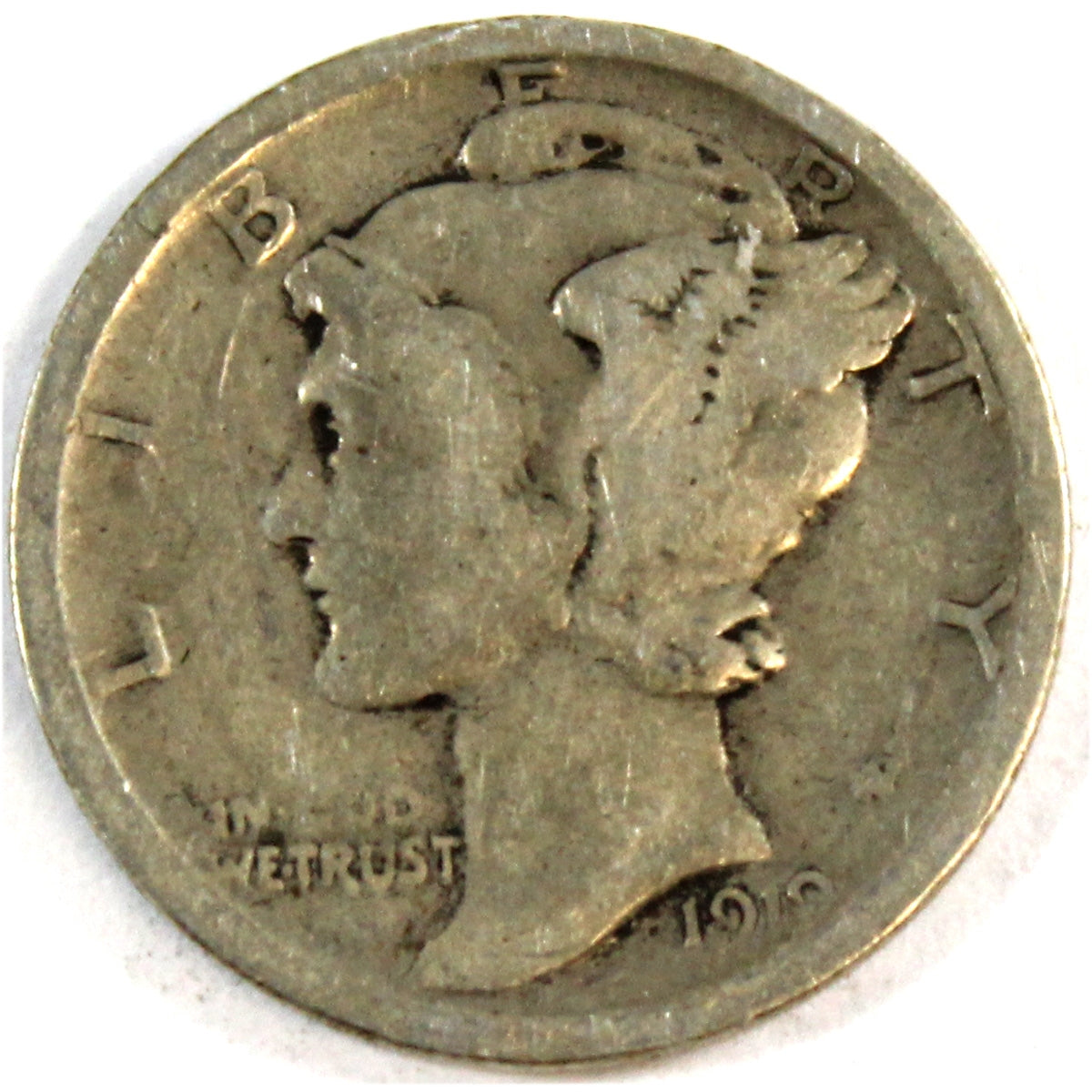 1919 S USA Dime G-VG (G6)
