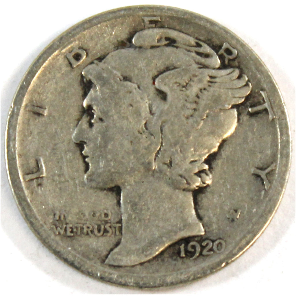 1920 D USA Dime G-VG (G6)