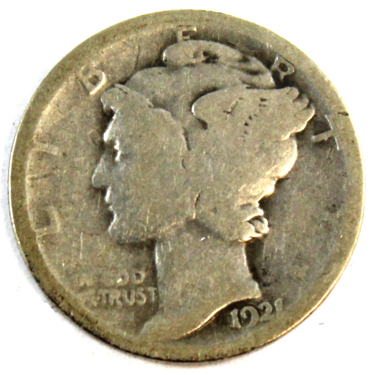 1921 USA Dime Good (G4) $