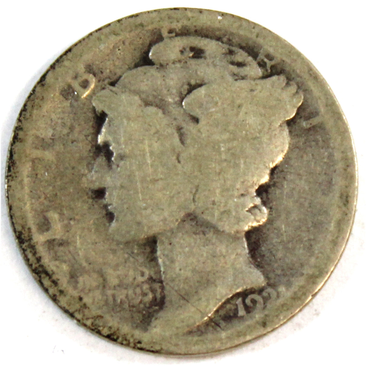 1921 USA Dime About Good (AG3)