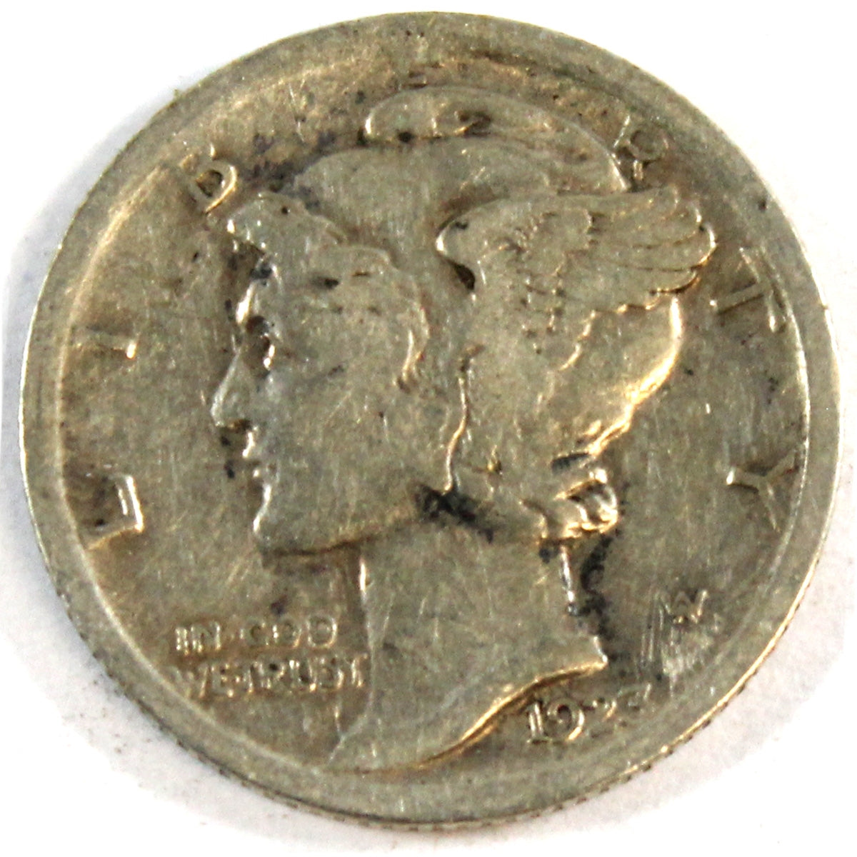 1923 USA Dime Very Fine (VF20)