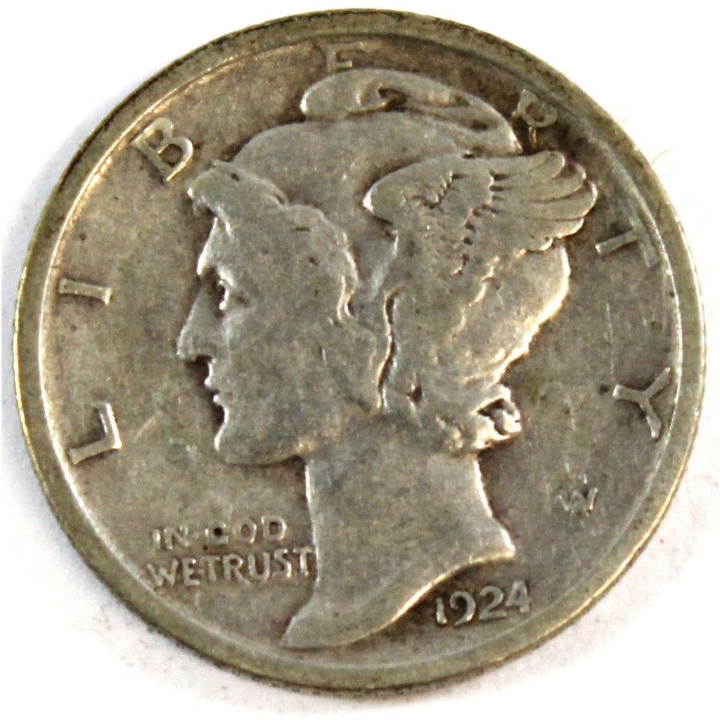 1924 USA Dime F-VF (F15)