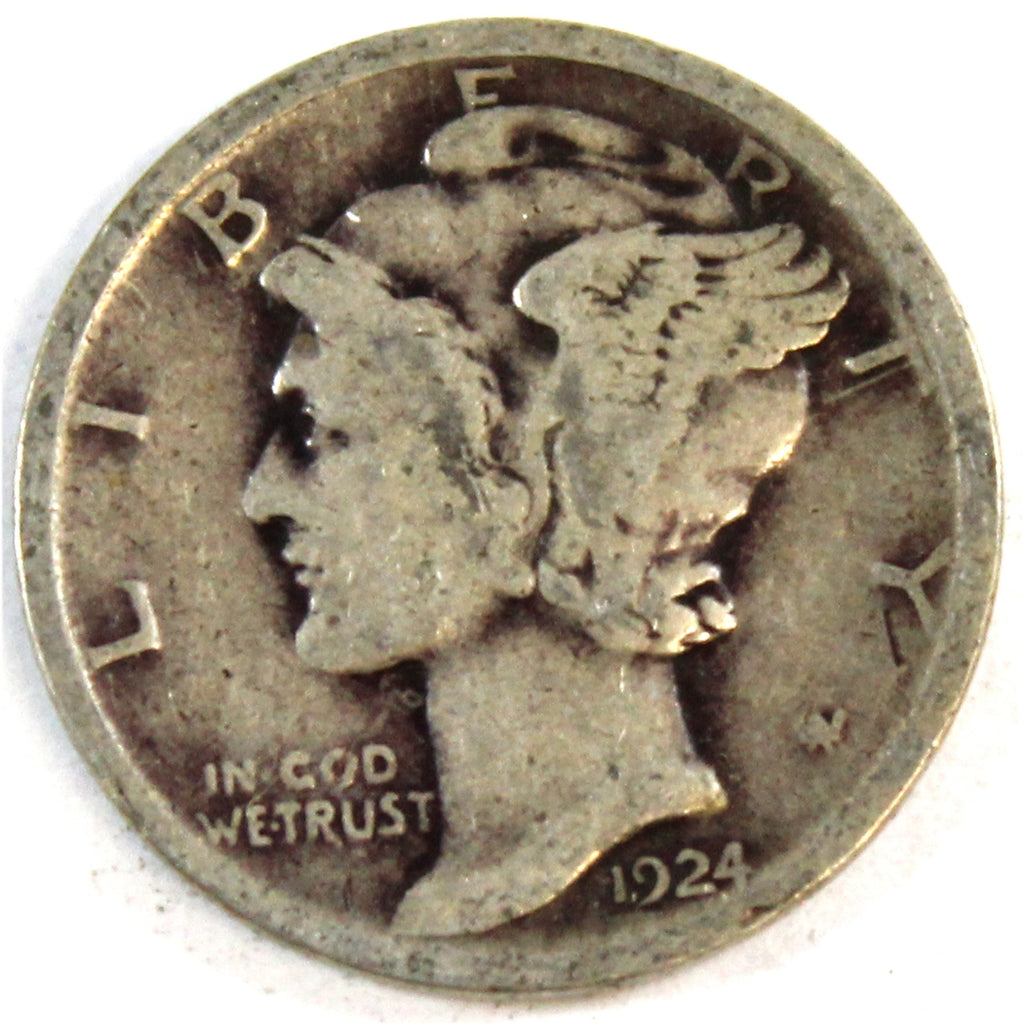 1924 D USA Dime G-VG (G6)