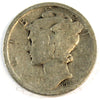 1924 D USA Dime About Good (AG3)