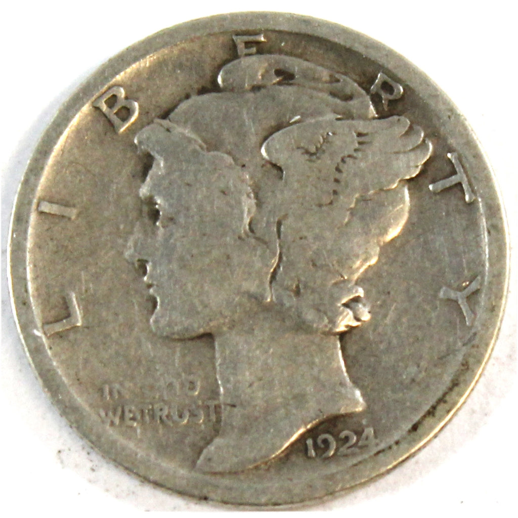 1924 S USA Dime G-VG (G6)