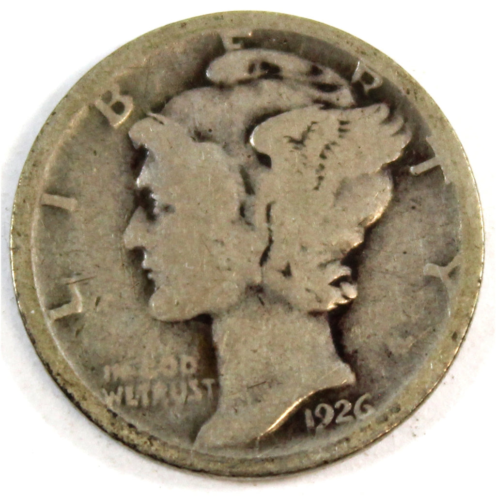 1926 D USA Dime About Good (AG3)