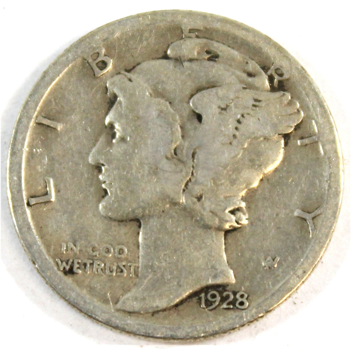 1928 D USA Dime G-VG (G6)