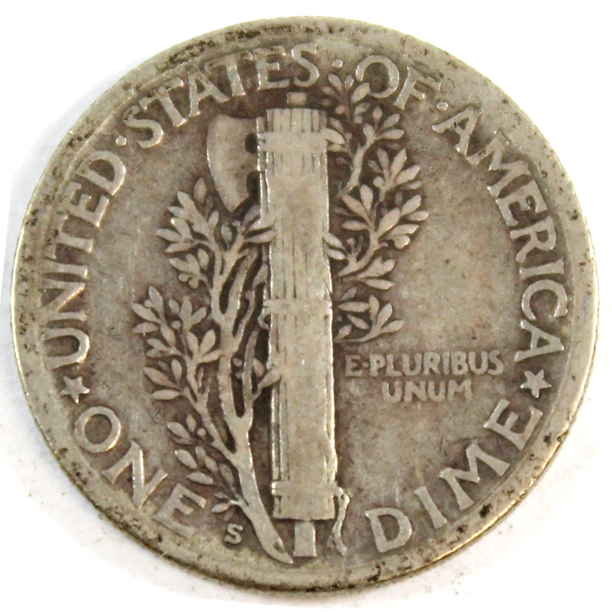 1928 S USA Dime Very Good (VG8)