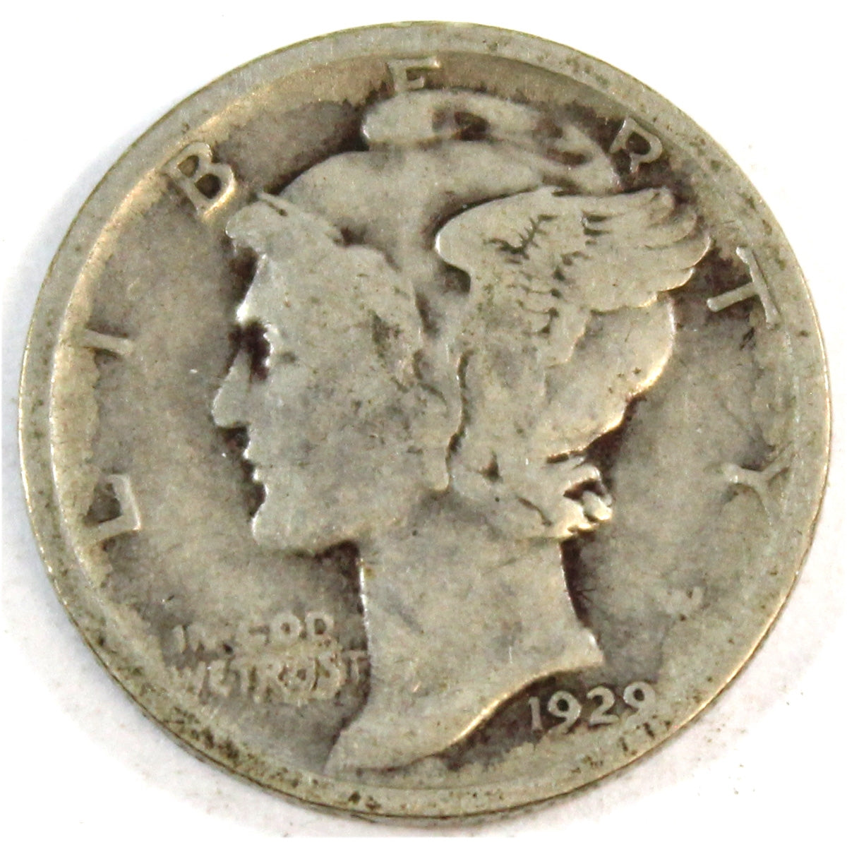 1929 D USA Dime G-VG (G6)