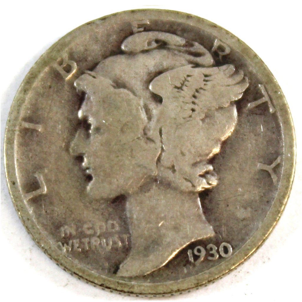 1930 S USA Dime G-VG (G6)