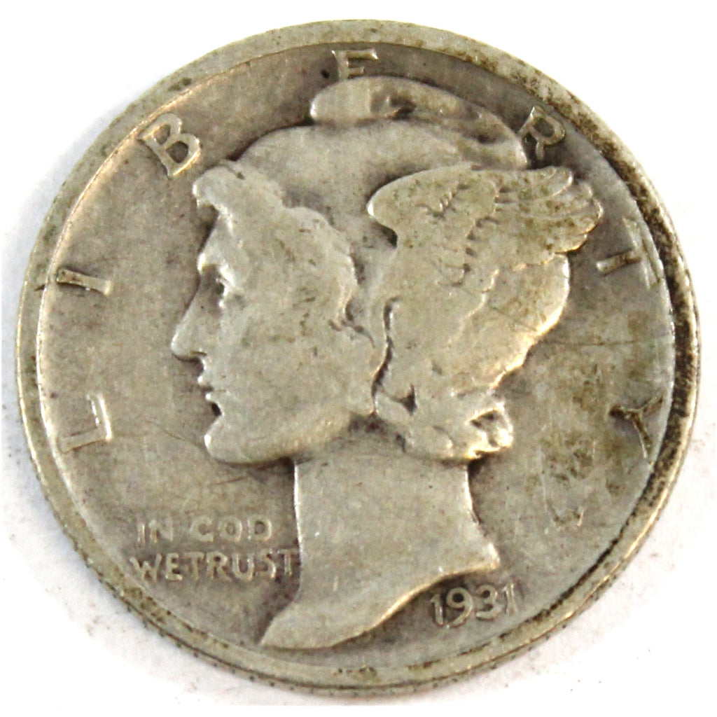 1931 USA Dime Very Good (VG8)