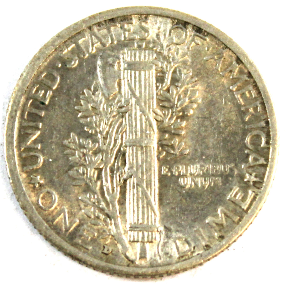 1931 D USA Dime Almost Uncirculated (AU50) $