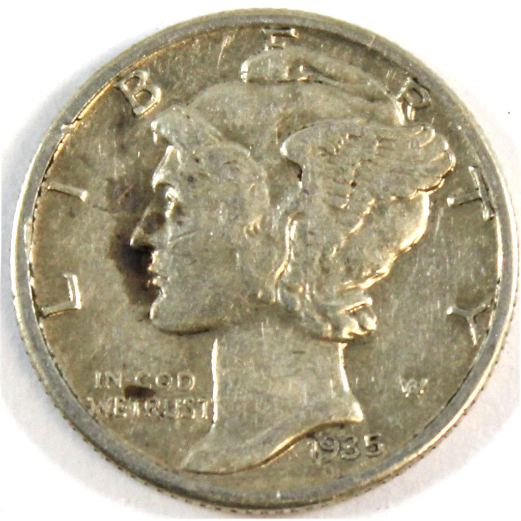 1935 S USA Dime VF-EF (VF30)
