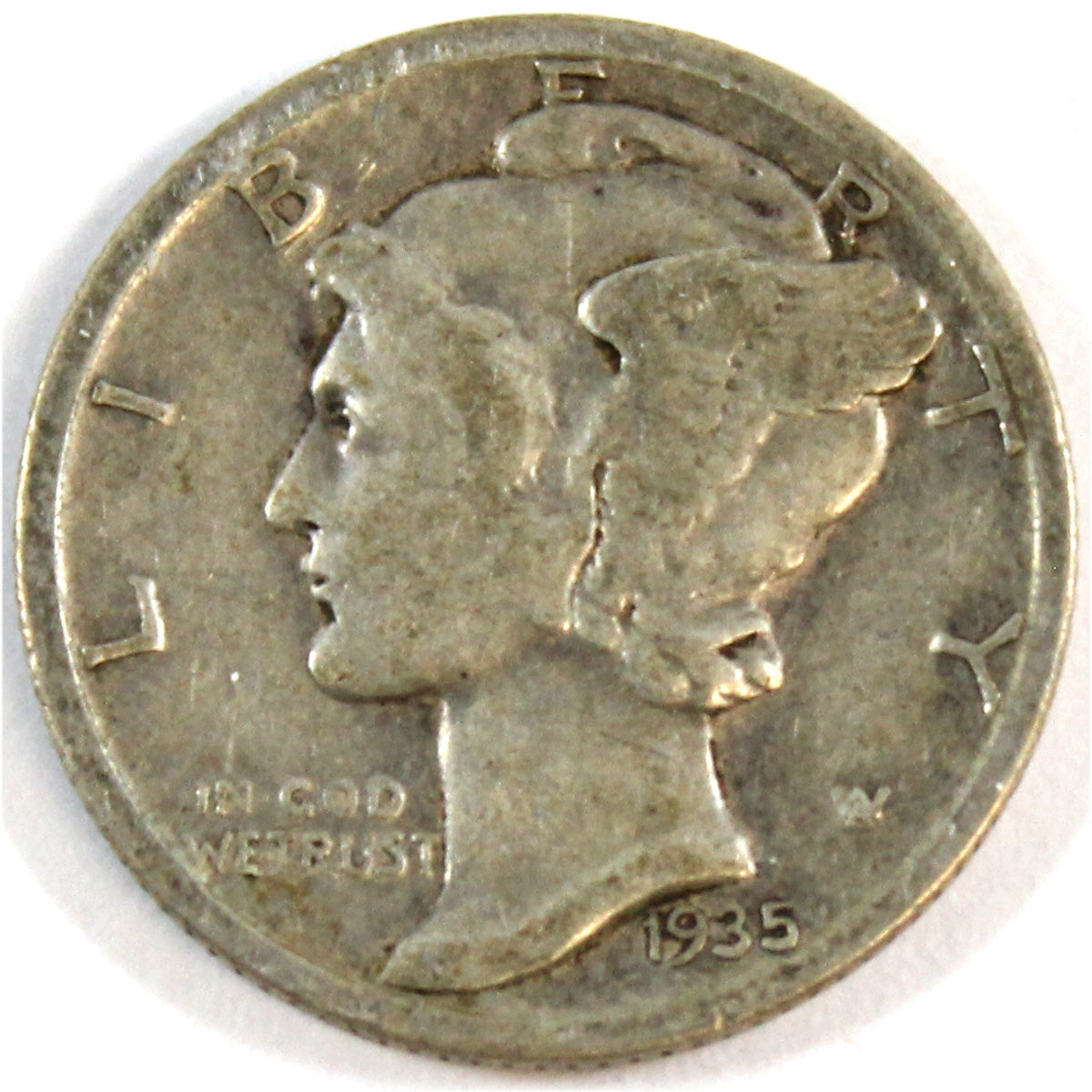1935 S USA Dime F-VF (F15)