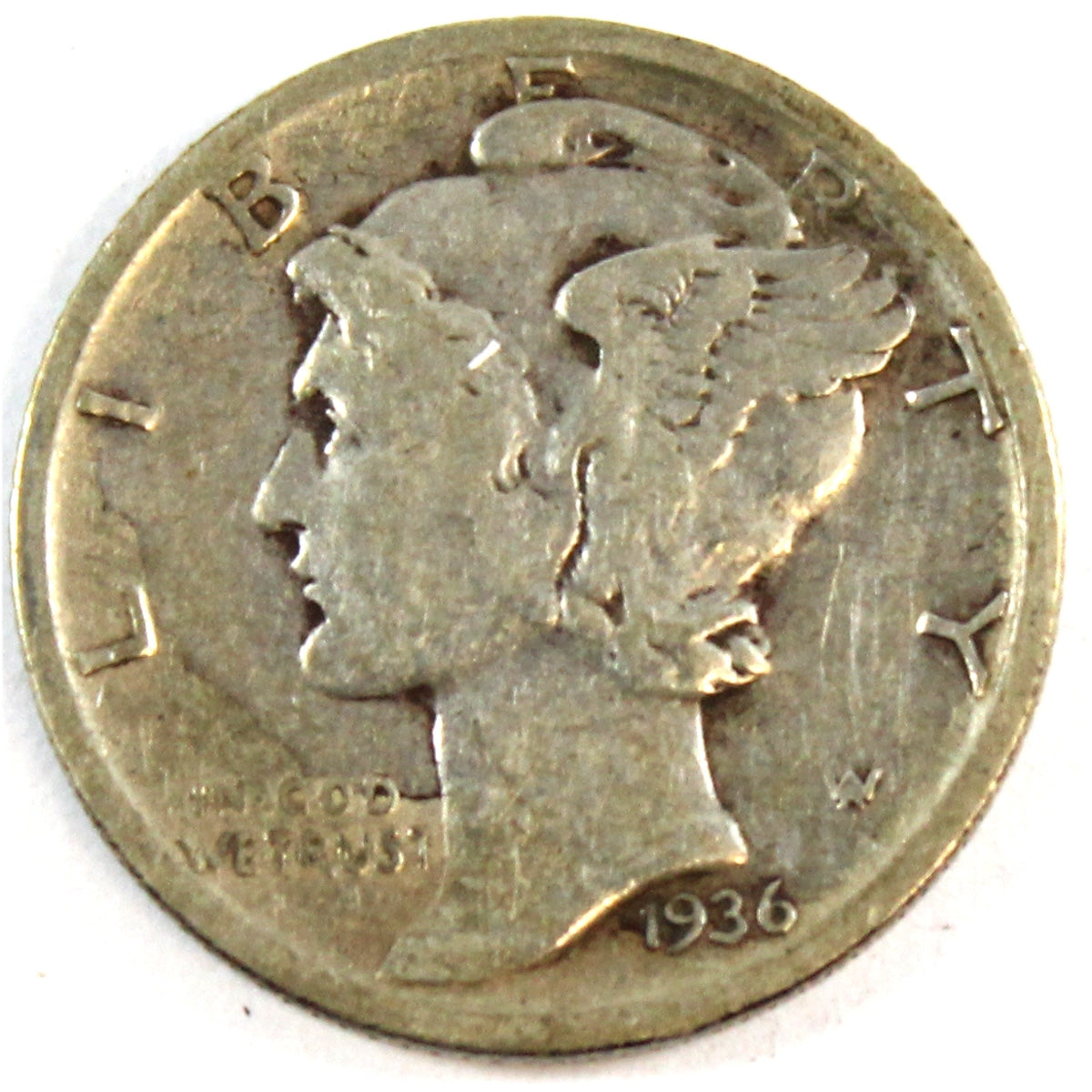 1936 S USA Dime Very Fine (VF20)