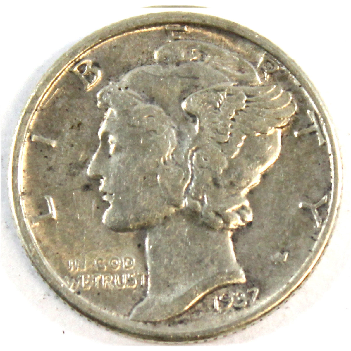1937 USA Dime Almost Uncirculated (AU50)