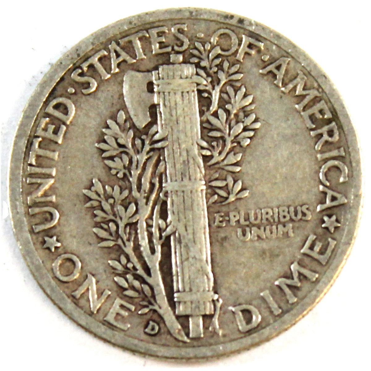 1937 D USA Dime Very Fine (VF20)